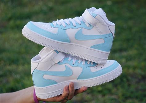 baby blue air force ones